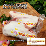 Lamb shank HINDSHANK frozen Australia WHITESTRIPE (price/pack 800gr 2pcs)